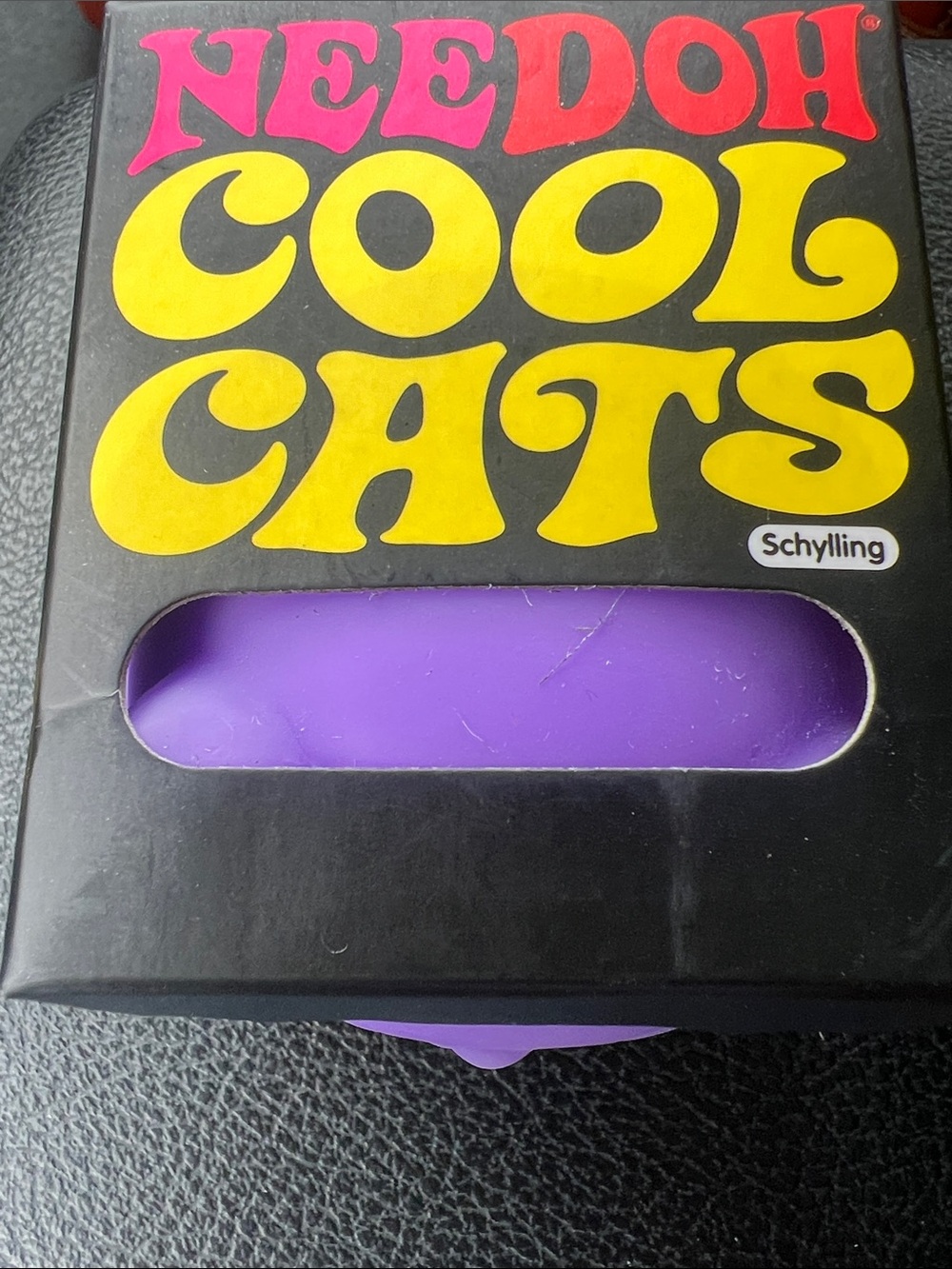 NeeDoh Cats Purple Squeeze Toy - Picture 2 of 4
